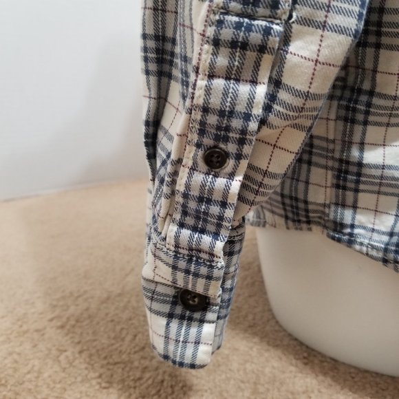 Aeropostale shirt XL long sleeve plaid button up down collared 100% cotton - Picture 10 of 13